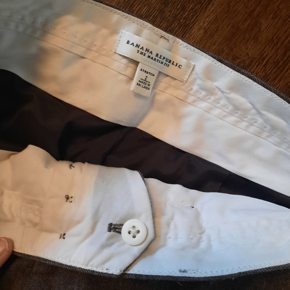 Banana Republic Martin fit stretch size 2 pants - Picture 5 of 9